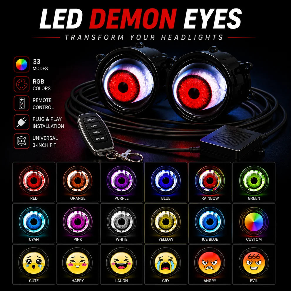 Eyes Blink™ – RGB Headlight Eyes