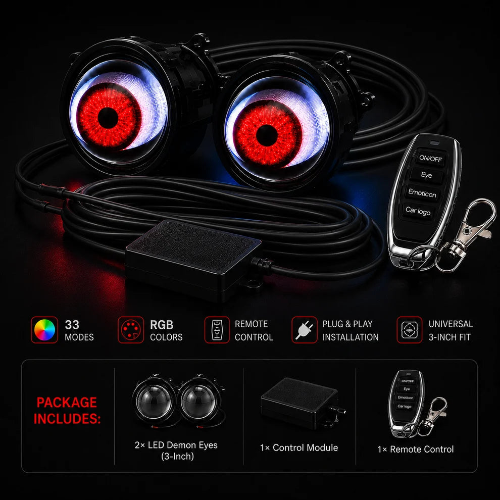 Eyes Blink™ – RGB Headlight Eyes